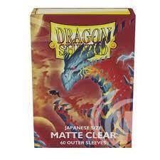 Dragon Shield Japanese 60 Count Outer Sleeve Matte - Clear